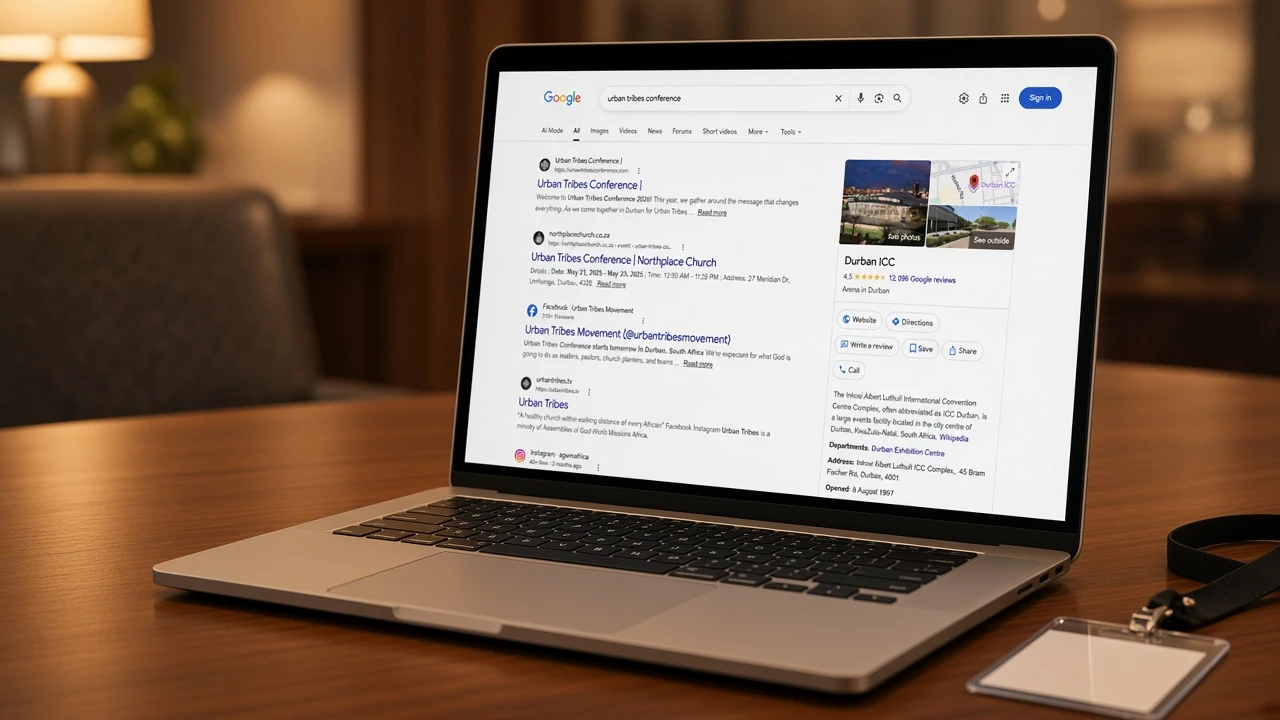 Urban Tribes Conference on Google, also listed from Northplace Church