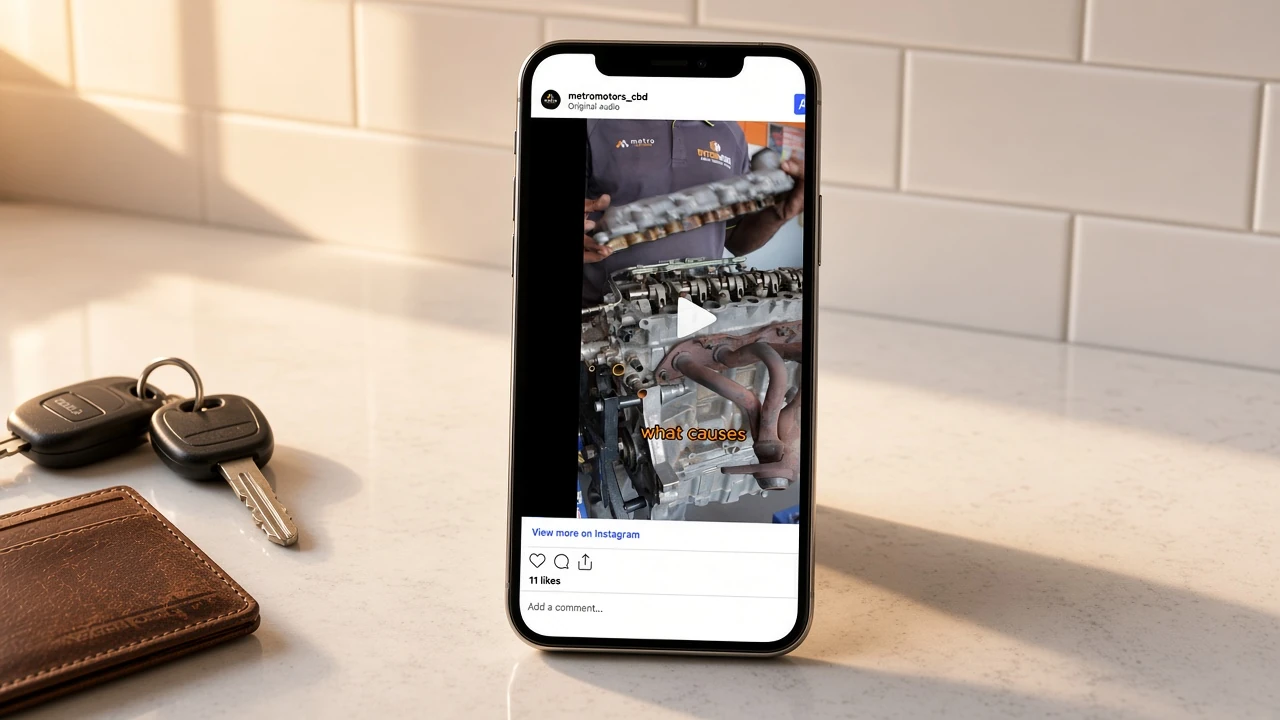 Metro Motors CBD on Instagram — a workshop tip, not a price list