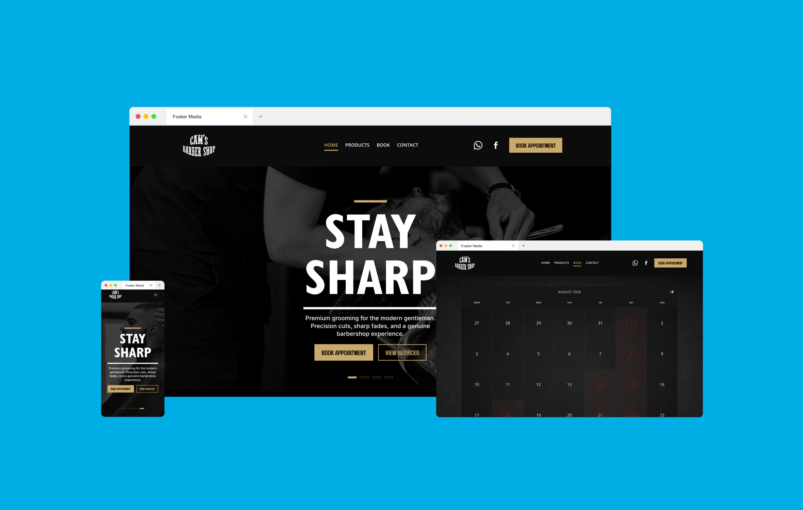 Cam's Barber Shop by Fosker Media