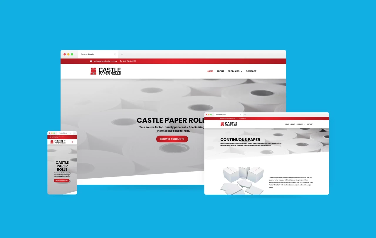 Castle Paper Rolls by Fosker Media