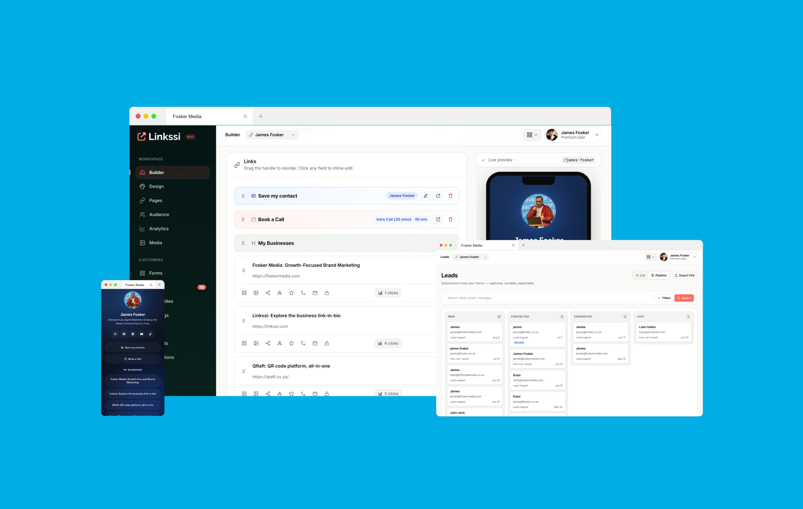 Linkssi — app we built and still run