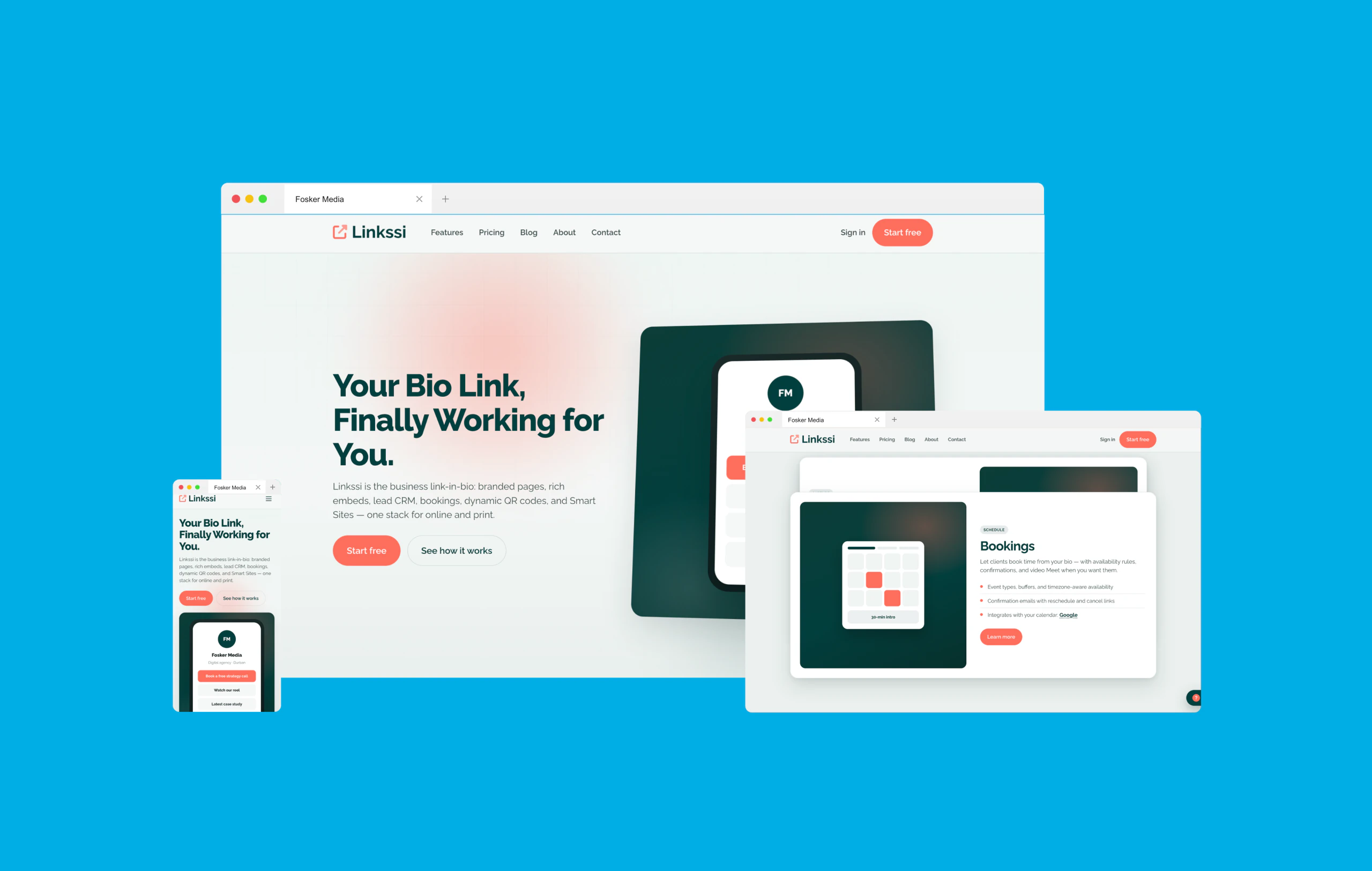Linkssi — Fosker Media bio page